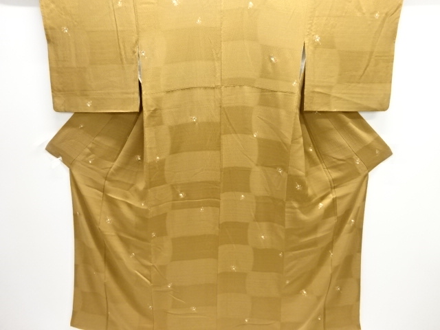 花模様小紋着物